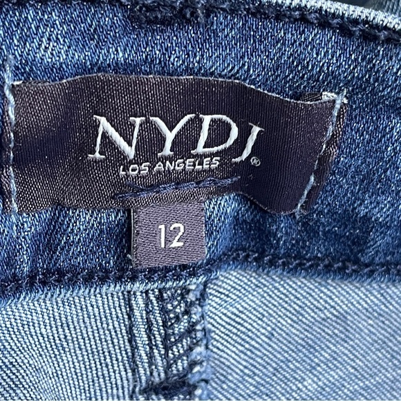 NYDJ Marilyn Embroidered Ankle Crop Jeans  | Size 12 | Lift Tuck Technology - Picture 11 of 16
